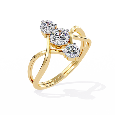 Celeste Trio Diamond Ring