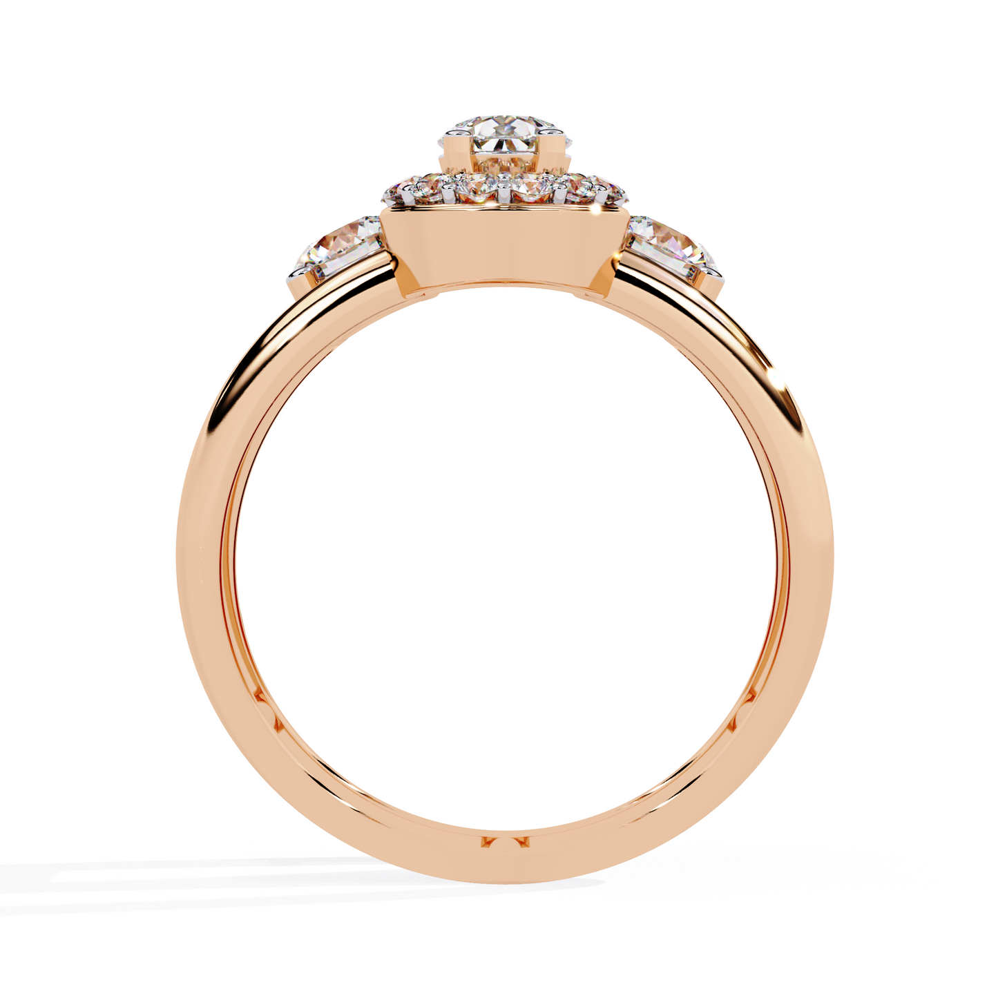 Golden Embrace Diamond Ring