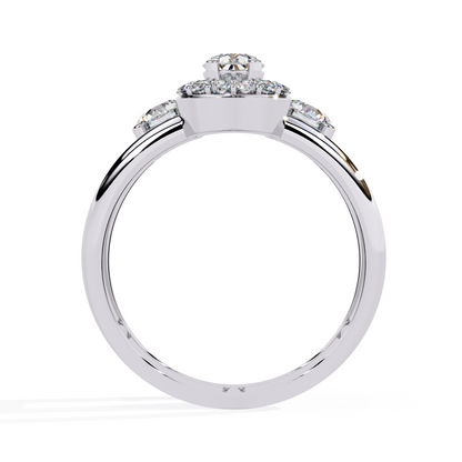 Golden Embrace Diamond Ring
