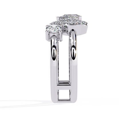 Golden Embrace Diamond Ring