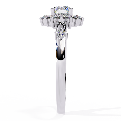 Sunburst Éclat Solitaire RIng