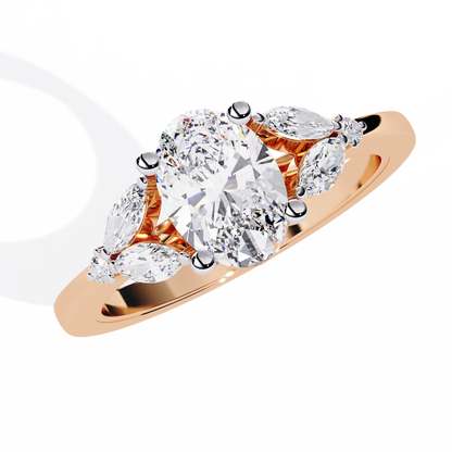 Regalia Rose Solitaire Ring