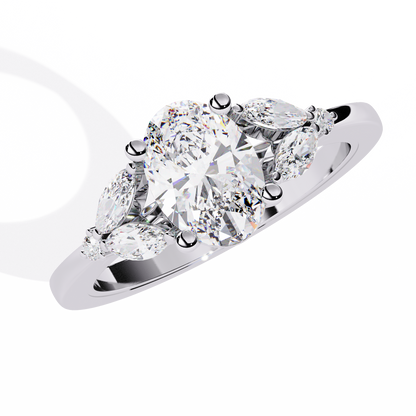 Regalia Rose Solitaire Ring