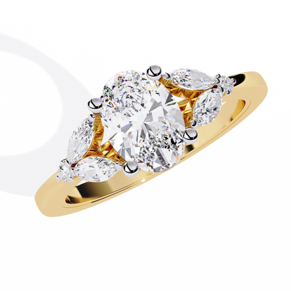 Regalia Rose Solitaire Ring