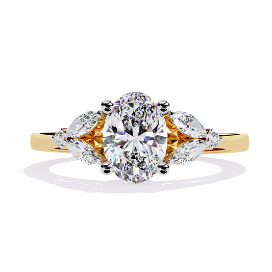 Regalia Rose Solitaire Ring