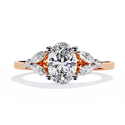 Regalia Rose Solitaire Ring