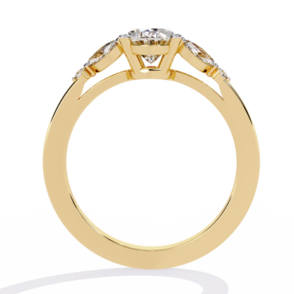 Regalia Rose Solitaire Ring