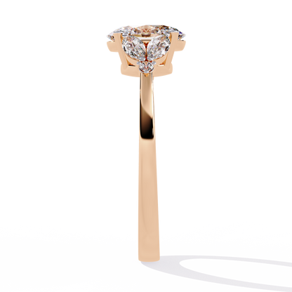 Regalia Rose Solitaire Ring