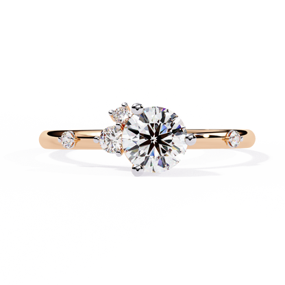 Vespera Glint Solitaire ring