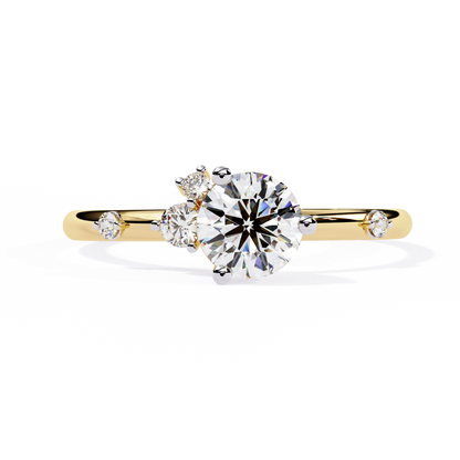 Vespera Glint Solitaire ring