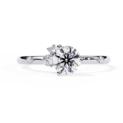 Vespera Glint Solitaire ring