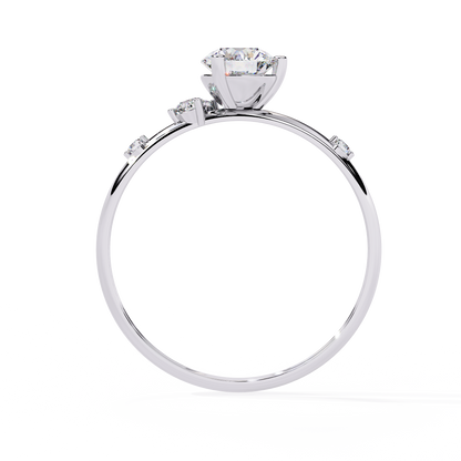 Vespera Glint Solitaire ring