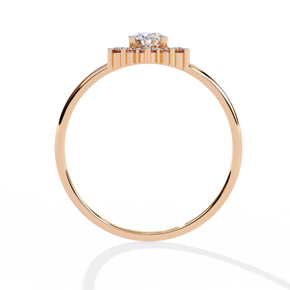 Midnight Éclat Diamond Ring