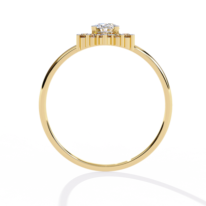 Midnight Éclat Diamond Ring