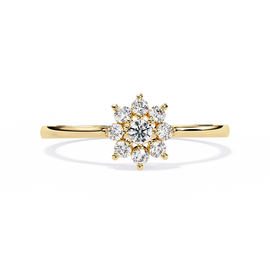 Eterna Fleur Diamond Ring