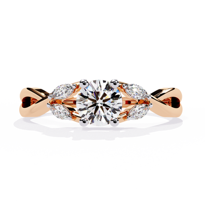 Regal Fusion Solitaire Diamond Ring