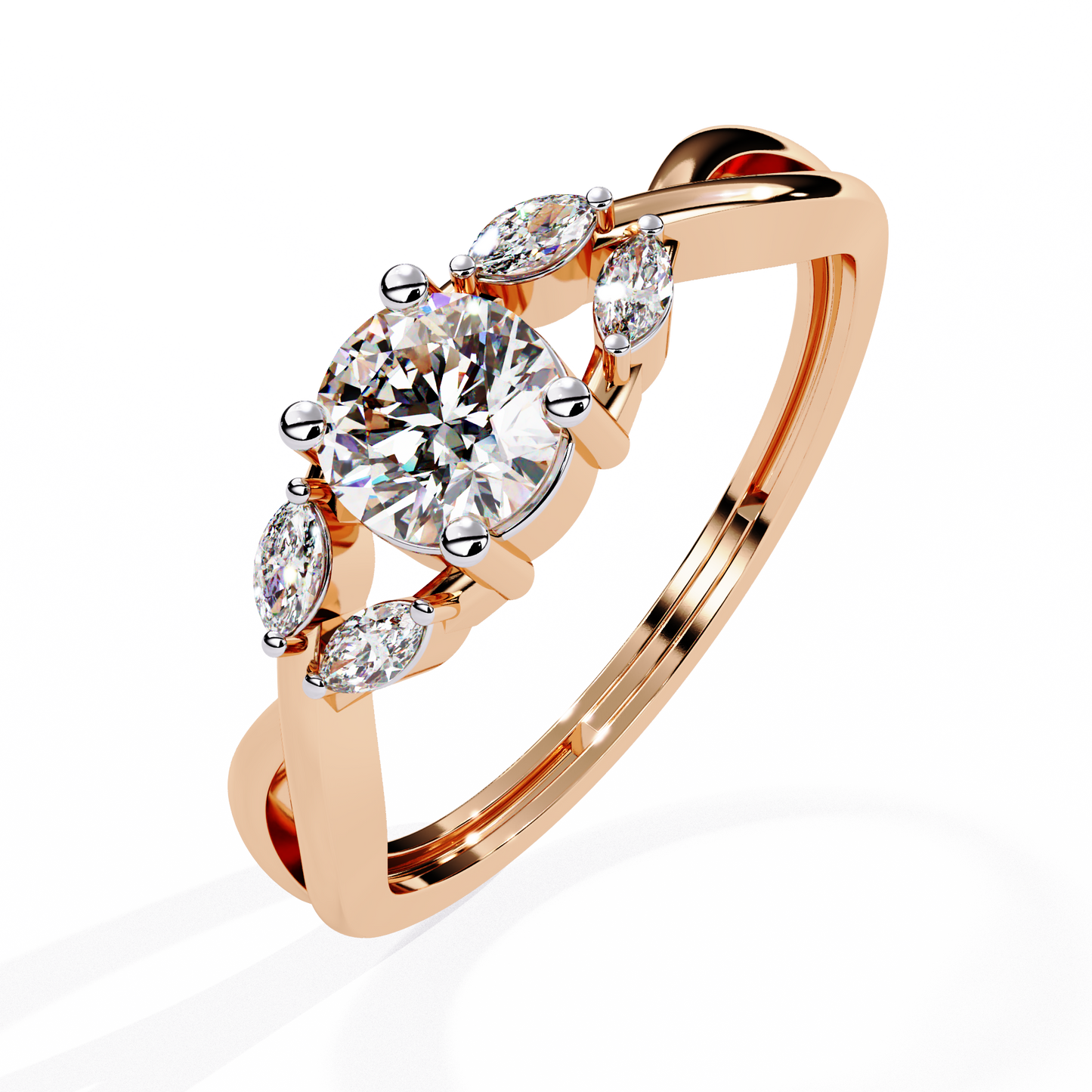 Regal Fusion Solitaire Diamond Ring