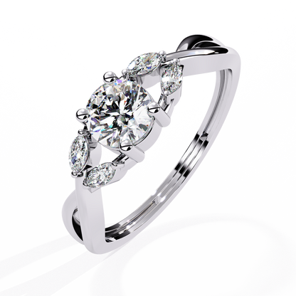 Regal Fusion Solitaire Diamond Ring