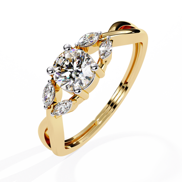 Regal Fusion Solitaire Diamond Ring