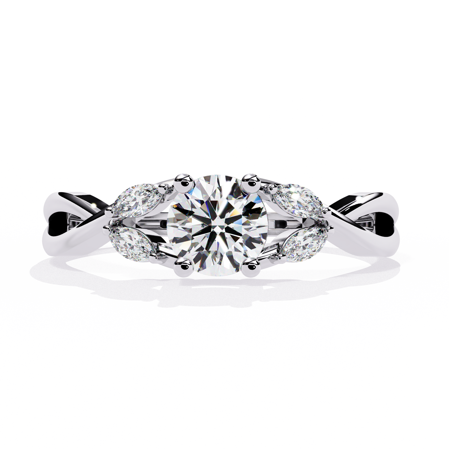 Regal Fusion Solitaire Diamond Ring