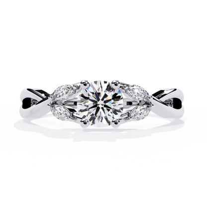 Regal Fusion Solitaire Diamond Ring