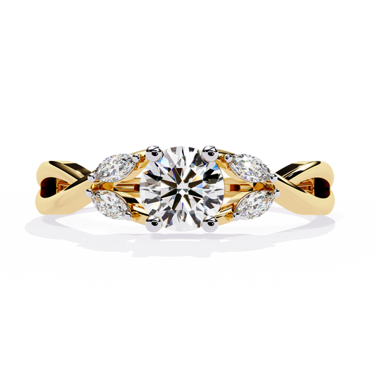 Regal Fusion Solitaire Diamond Ring