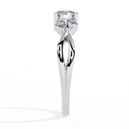 Regal Fusion Solitaire Diamond Ring