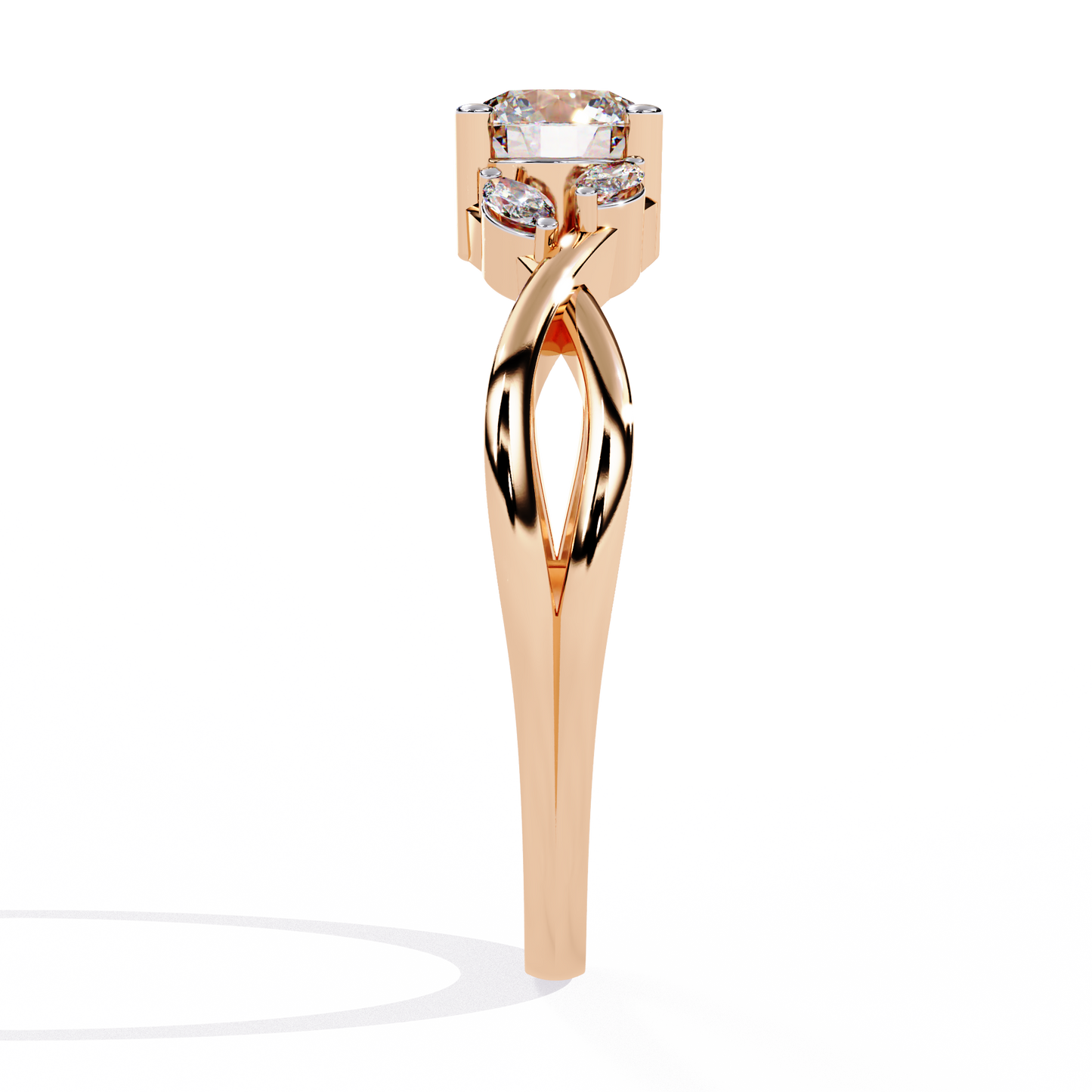 Regal Fusion Solitaire Diamond Ring