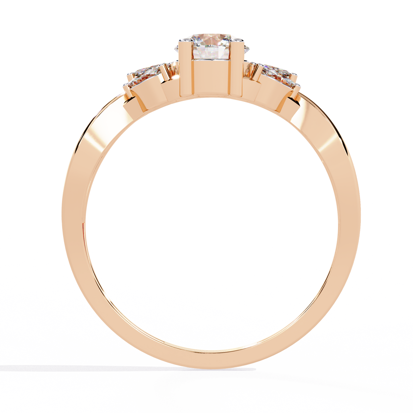 Regal Fusion Solitaire Diamond Ring