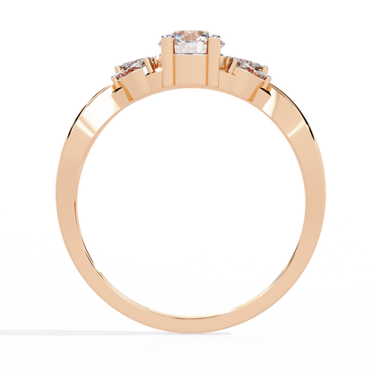 Regal Fusion Solitaire Diamond Ring