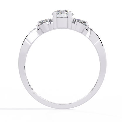 Regal Fusion Solitaire Diamond Ring