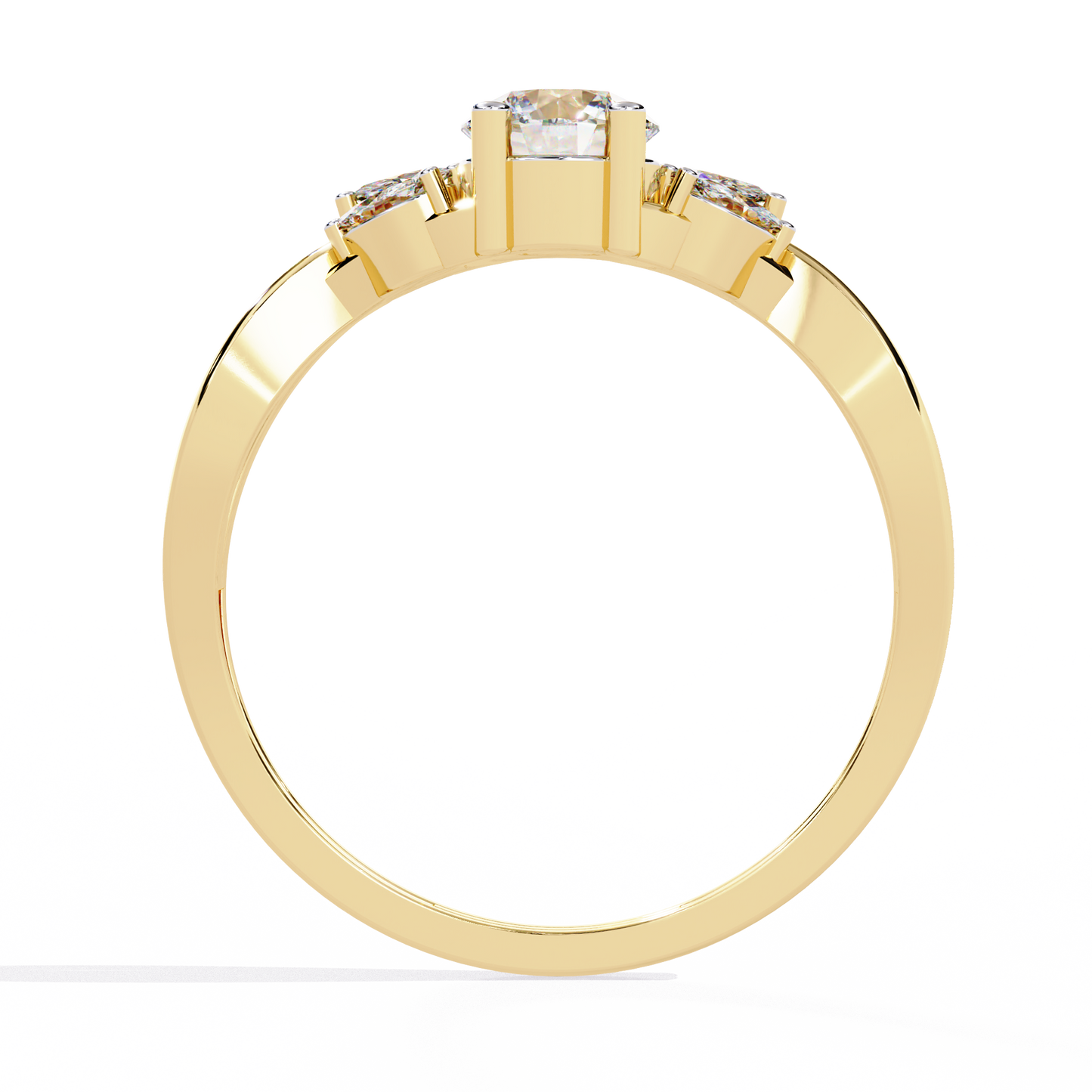 Regal Fusion Solitaire Diamond Ring