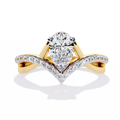 Luminara Solitaire Diamond Ring