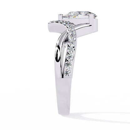 Luminara Solitaire Diamond Ring