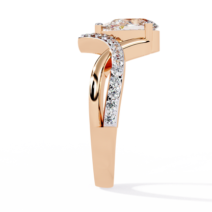 Luminara Solitaire Diamond Ring