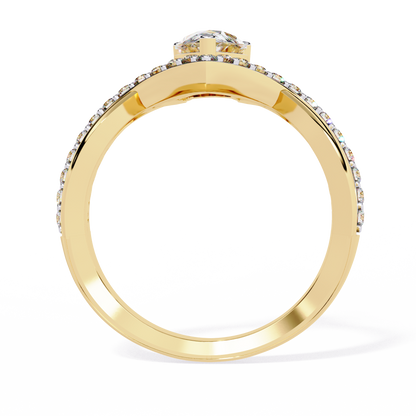 Luminara Solitaire Diamond Ring