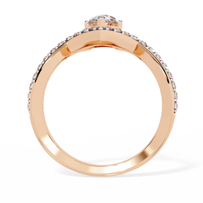 Luminara Solitaire Diamond Ring
