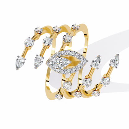 Eternal Flame Diamond Ring