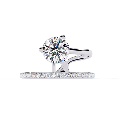 Amore Eterno Solitaire Diamond Ring