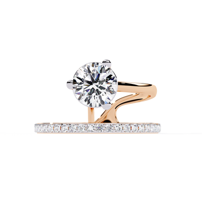 Amore Eterno Solitaire Diamond Ring