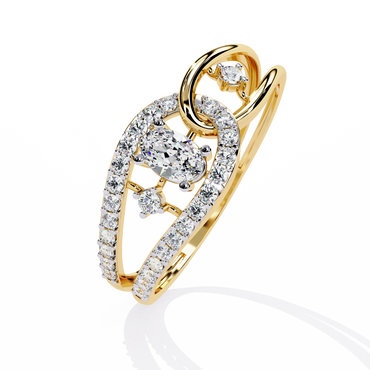 Vento d’Oro Diamond Ring