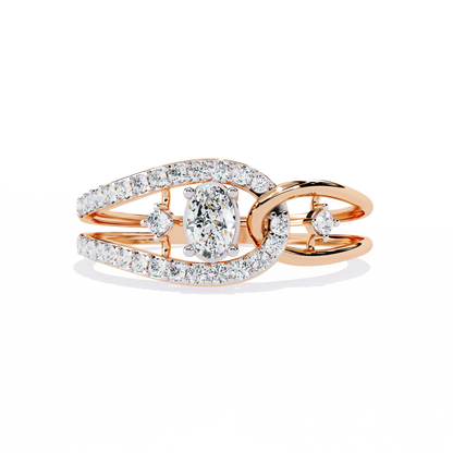 Vento d’Oro Diamond Ring