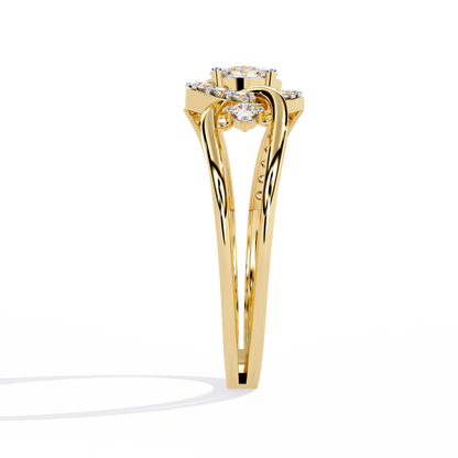 Vento d’Oro Diamond Ring