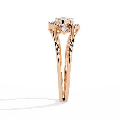 Vento d’Oro Diamond Ring