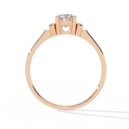 Dolce Luce Solitaire Diamond Ring