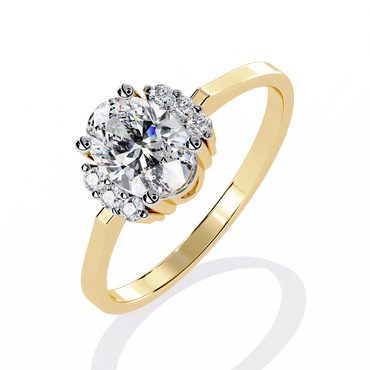 Dolce Luce Solitaire Diamond Ring