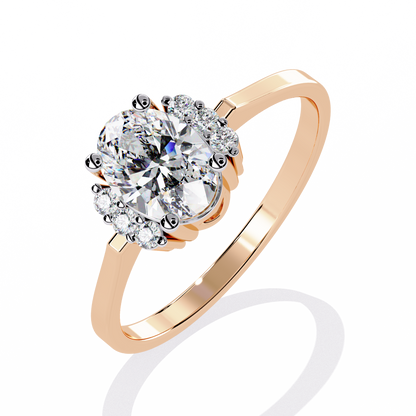 Dolce Luce Solitaire Diamond Ring