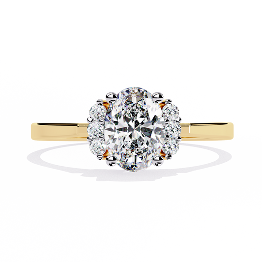 Dolce Luce Solitaire Diamond Ring