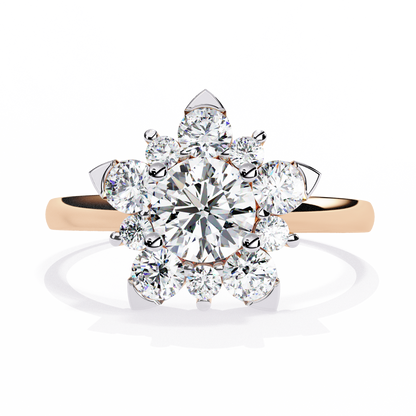 Bacio di Sole Solitaire Diamond Ring