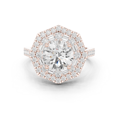 Starbind Circle Solitaire Ring